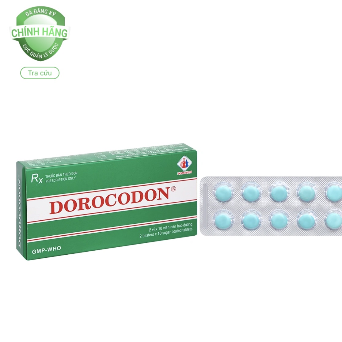 Dorocodon trị triệu chứng ho khan hoặc kích ứng