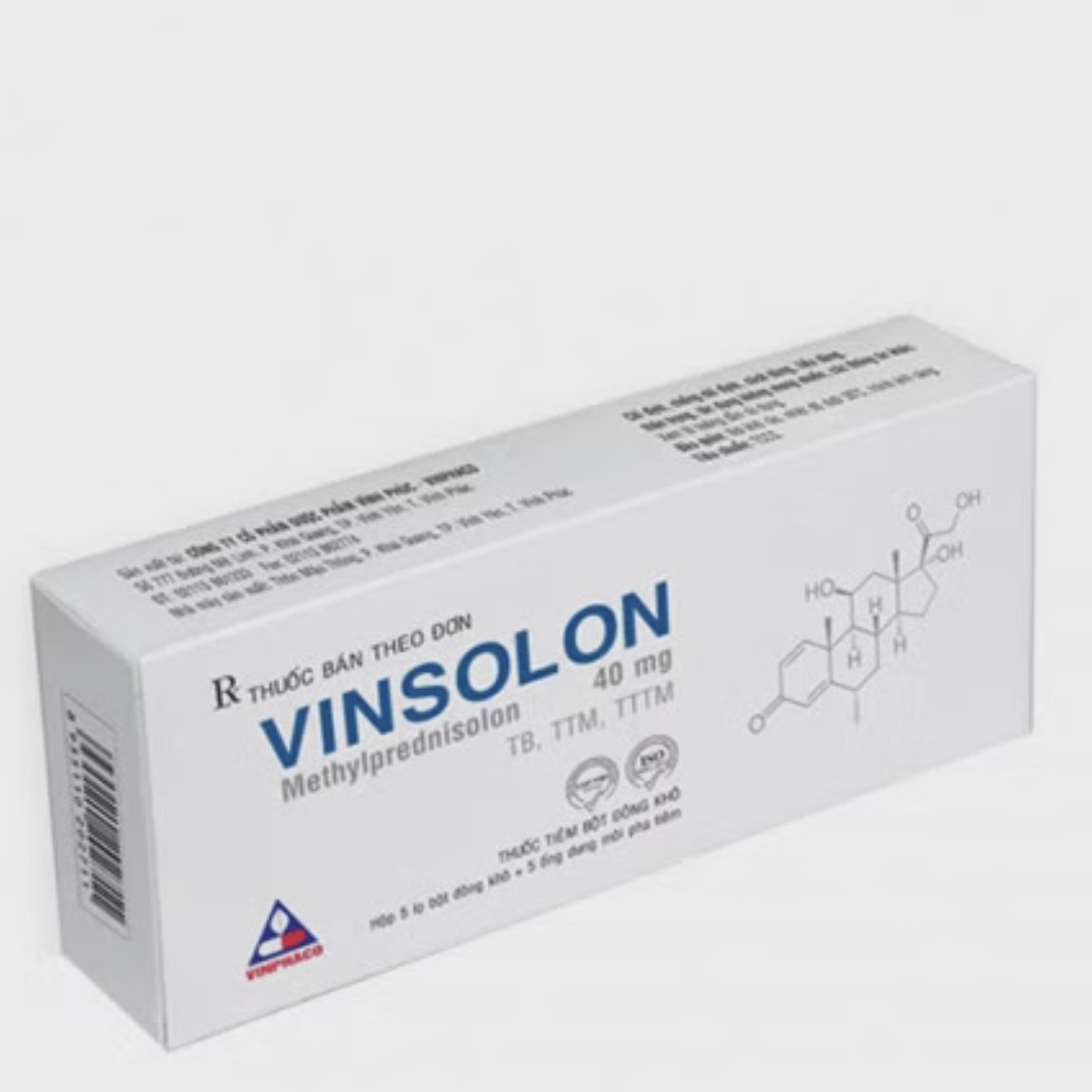 Vinsolon 40mg điều trị viêm khớp dạng thấp