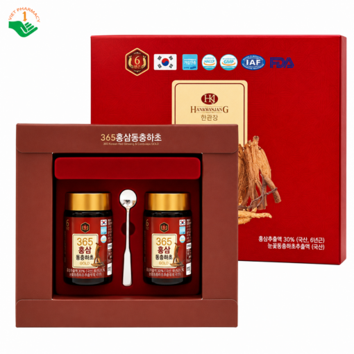 Cao Hồng Sâm Đông Trùng Hạ Thảo Premium 365 Hankwanjang
