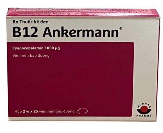 B12 Ankermann điều trị thiếu hụt vitamin B12
