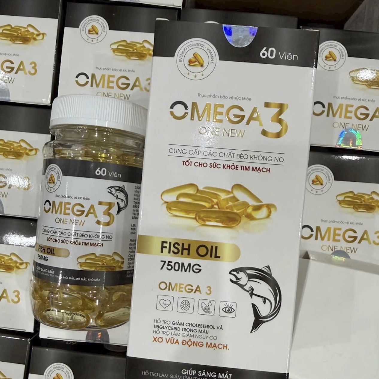 OMEGA 3 ONE NEW hỗ trợ sức khoẻ tim mạch