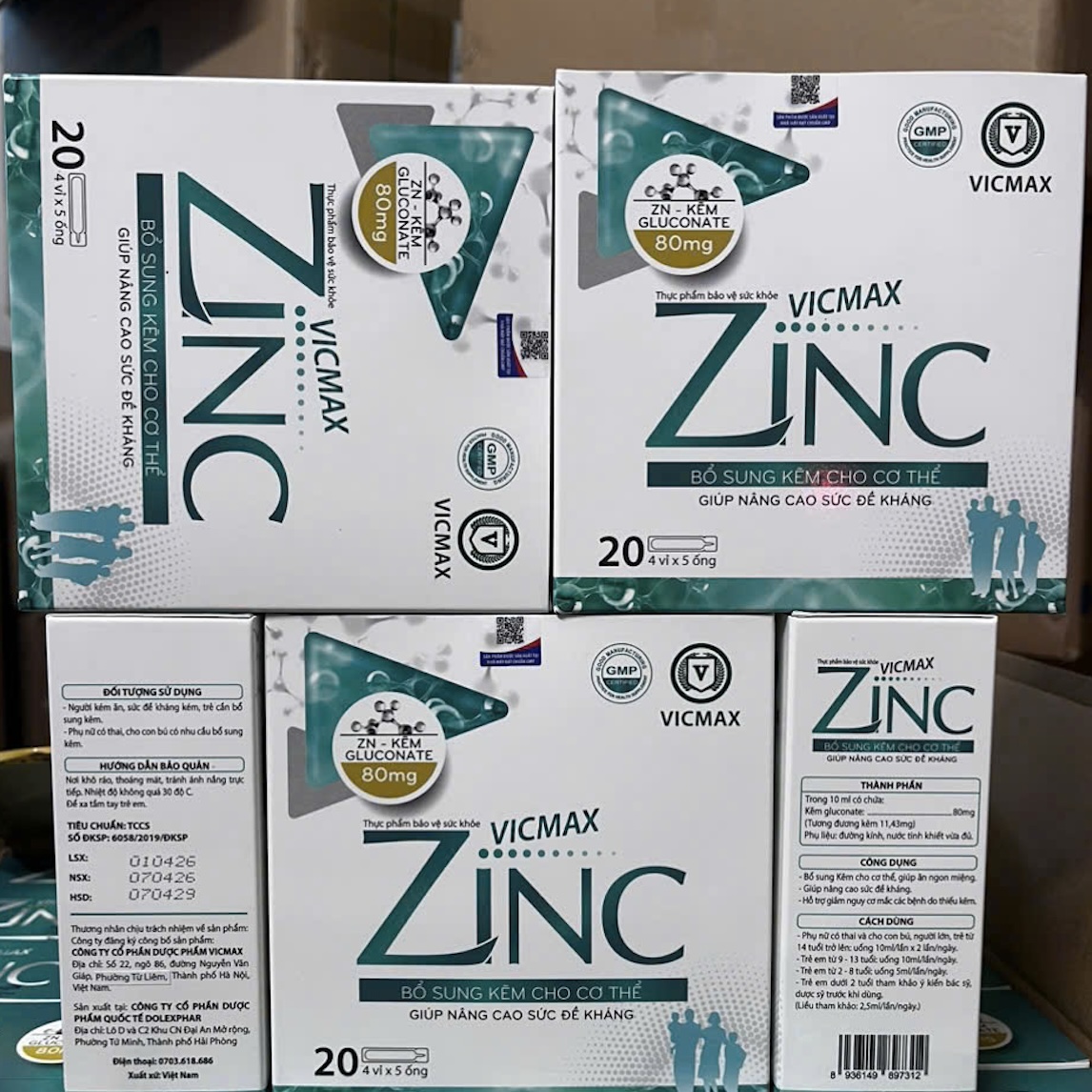 VICMAX ZINC bổ dung kẽm cho cơ thể