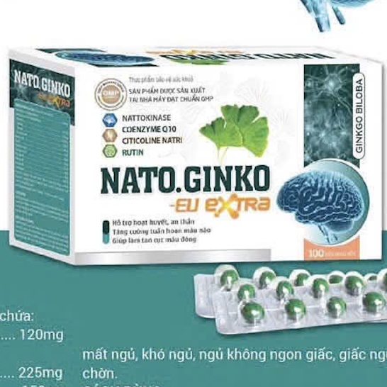 NATO.GINKO -EU EXTRA tăng cường tuần hoàn máu não