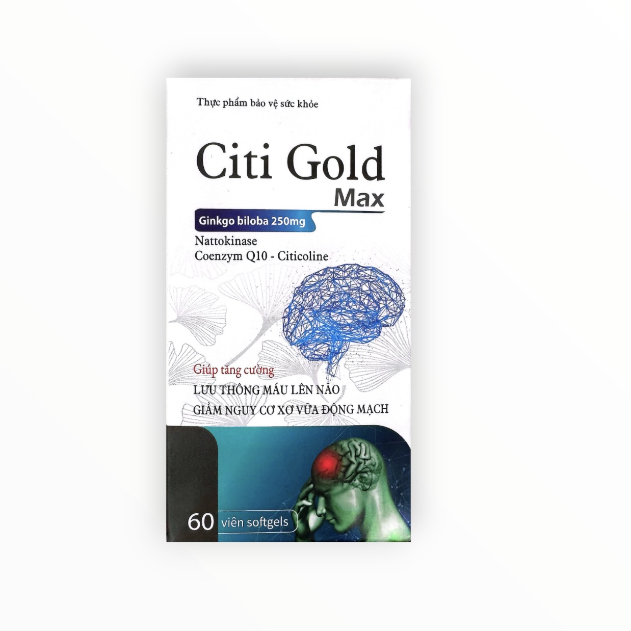 Viên nang mềm Citigold tăng cường lưu thông máu lên não