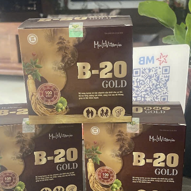 Multivitamin B-20 GOLD tăng cường sức đề kháng