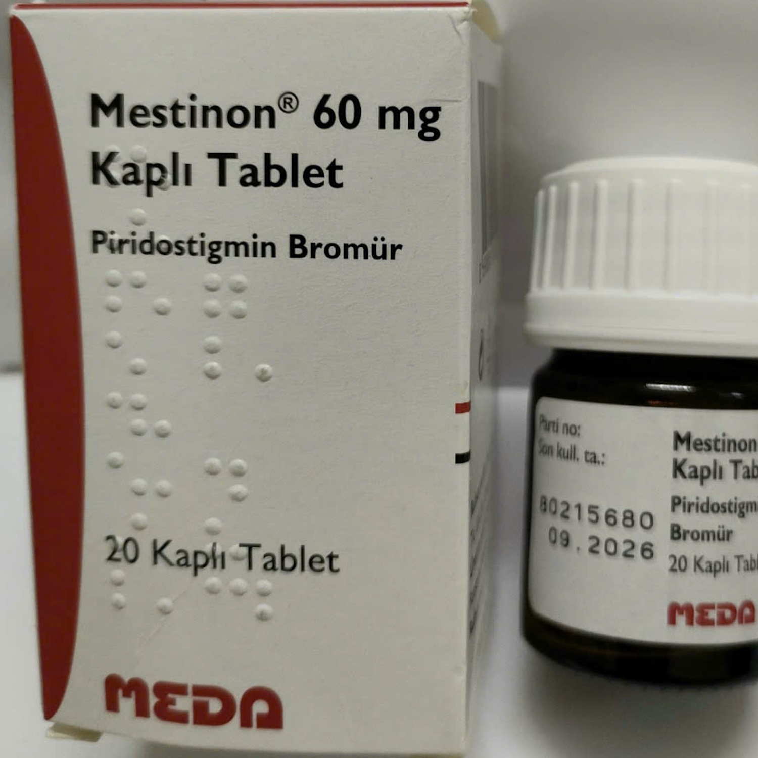 Mestinon 60mg Kapli Tablet điều trị nhược cơ