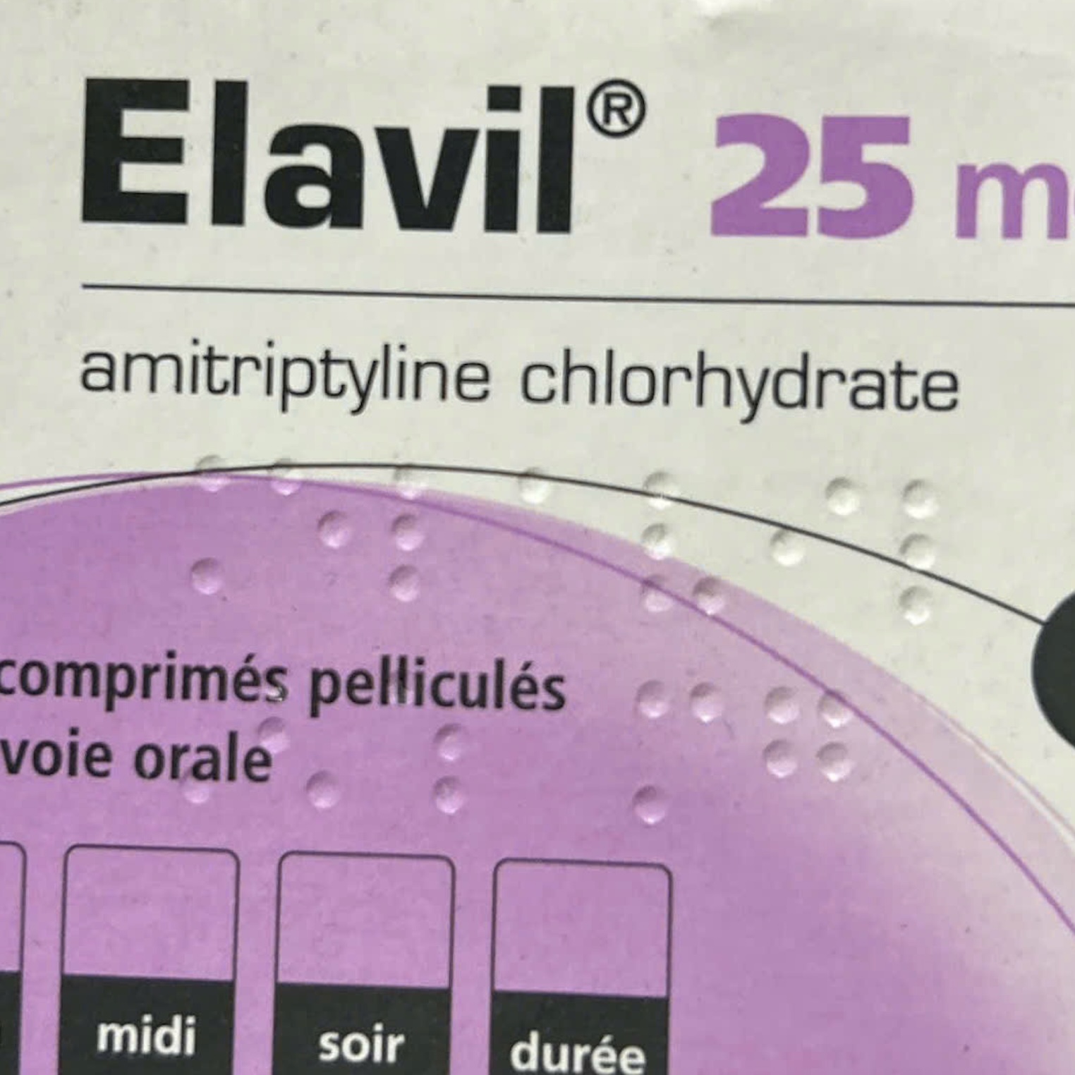 Thuốc Elavil 25mg chống trầm cảm