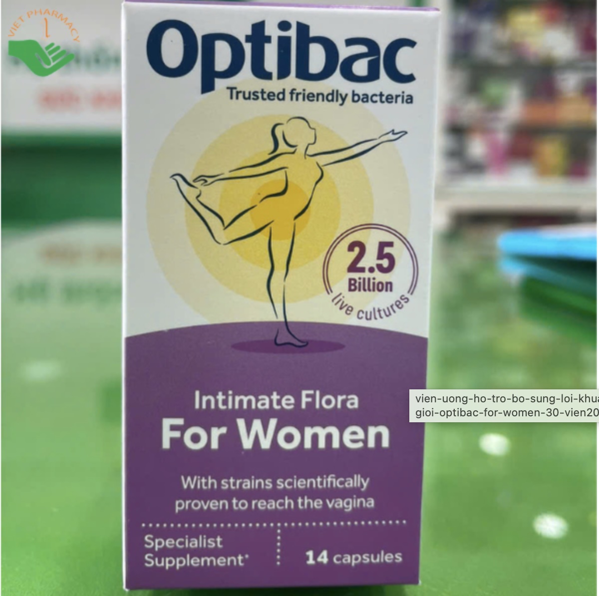 For Women Optibac hỗ trợ bổ sung lợi khuẩn cho nữ 14 viên