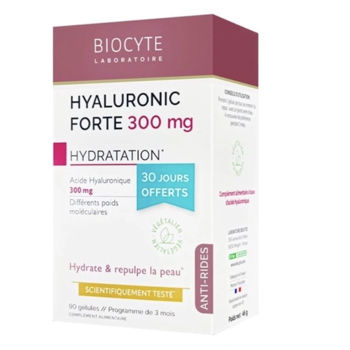 Biocyte Hyaluronic Forte 300mg – Viên Uống Cấp Nước Tầng Sâu & Trẻ Hóa Làn Da