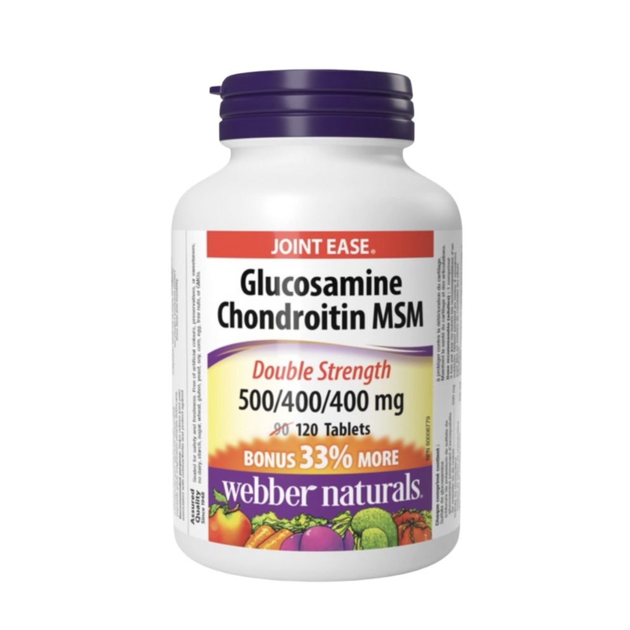 Webber Naturals Glucosamin Chondrotin MSM hỗ trợ xương khớp khoẻ mạnh