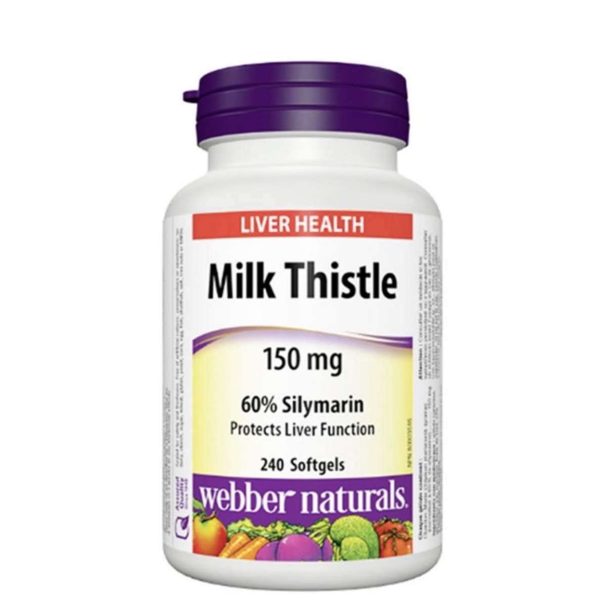 MILK THISTLE Webber Naturals hỗ trợ giải độc gan