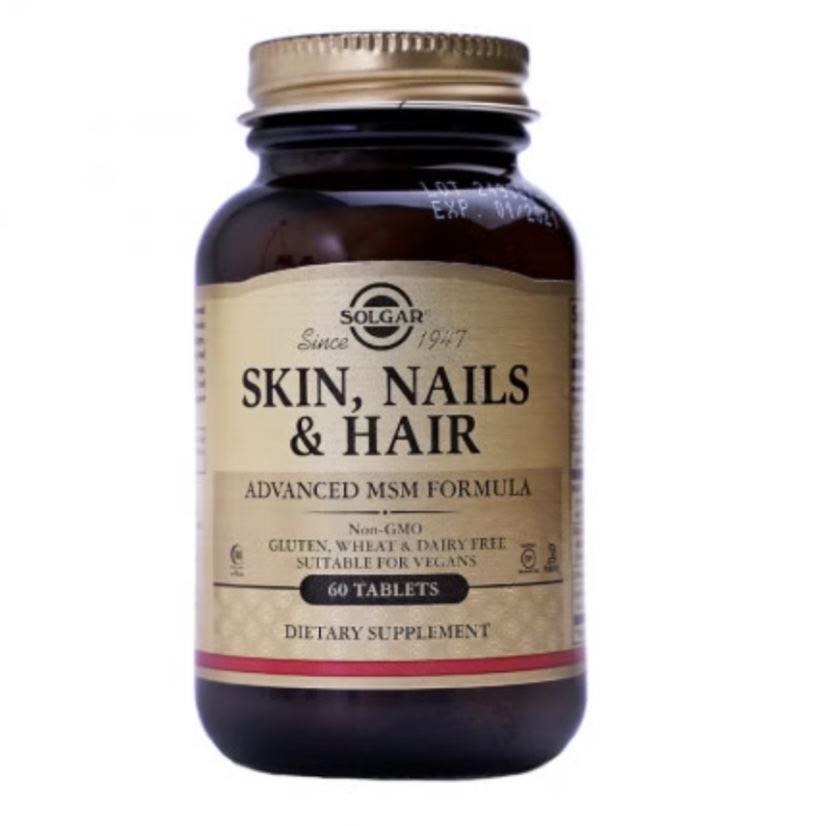 Viên uống Solgar Hair Skin Nails hỗ trợ dưỡng tóc da móng