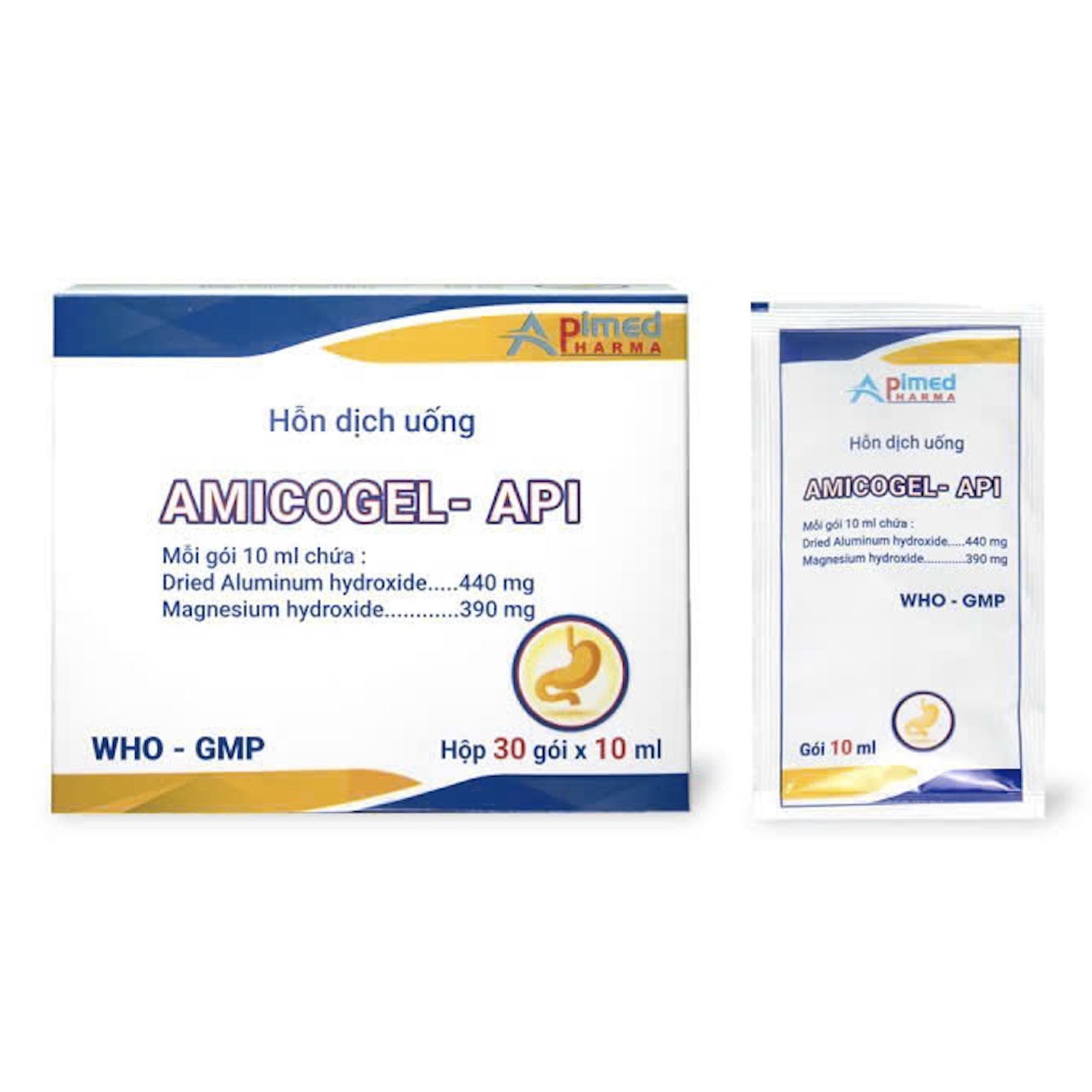 Amicogel-api giảm triệu chứng tăng axit dạ dày