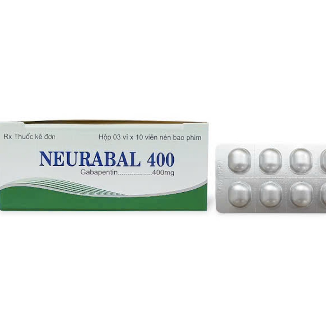 Neurabal 400mg điều trị cơn đau động kinh