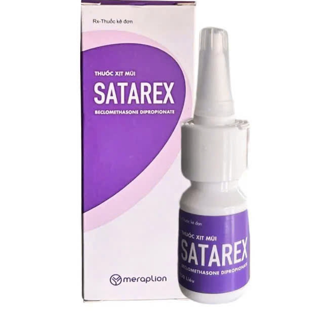 Satarex - Beclomethason dipropionat 50mcg Merap thuốc xịt mũi chống viêm