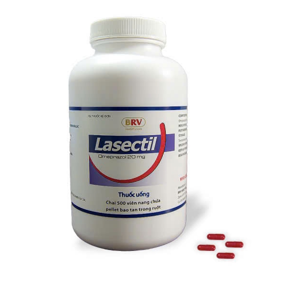 Lasectil 20 mg điều trị viêm loét dạ dày