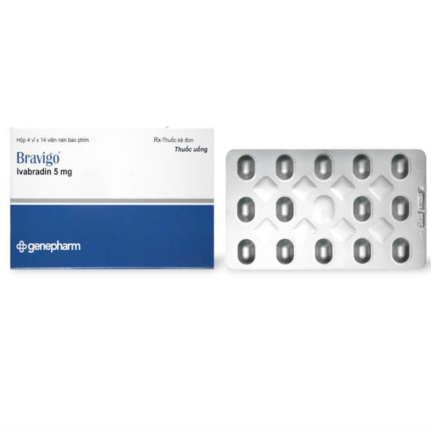 Bravigo 5mg điều trị suy tim mạn tính