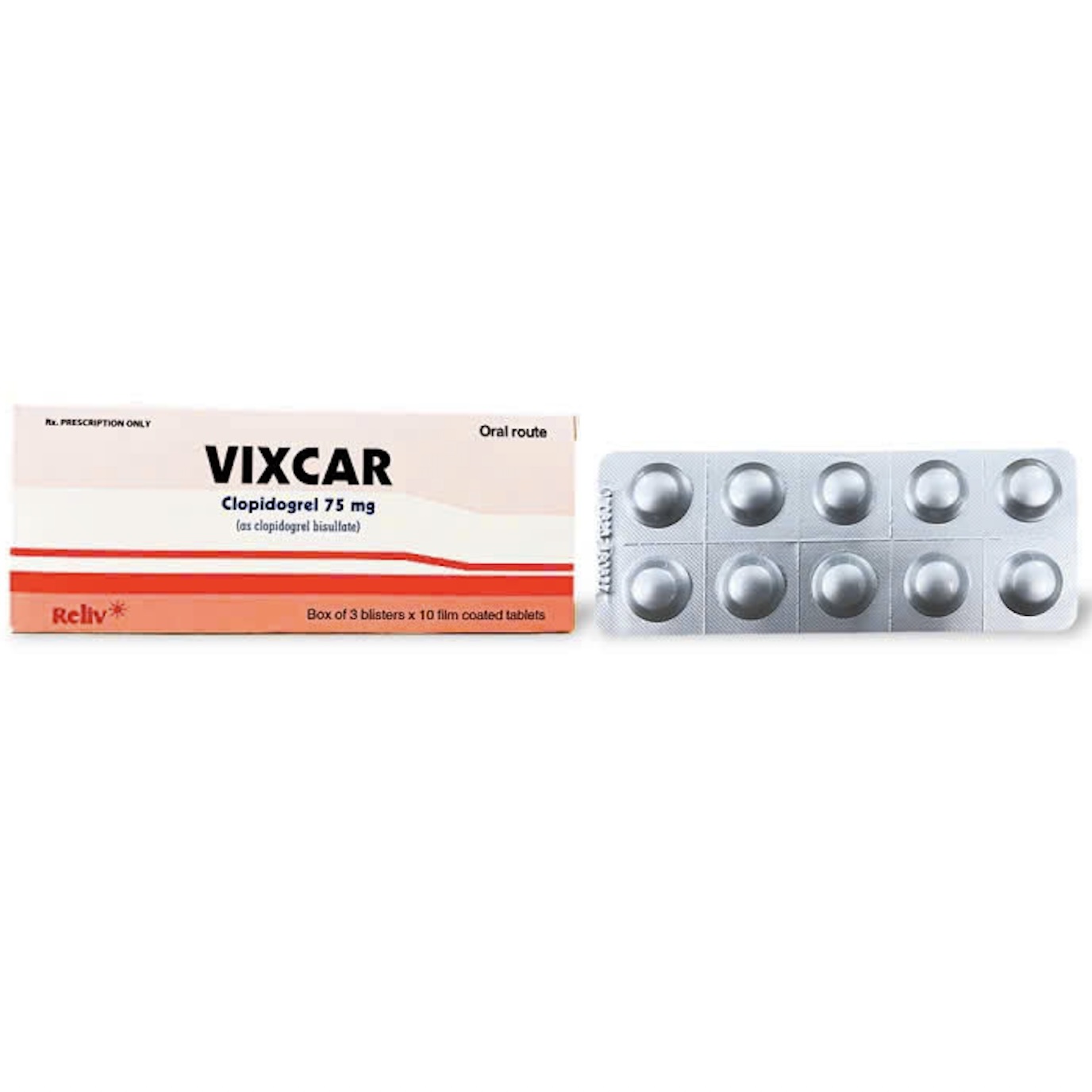 Thuốc Vixcar 75mg BRV phòng ngừa các biến cố huyết khối do xơ vữa động mạch