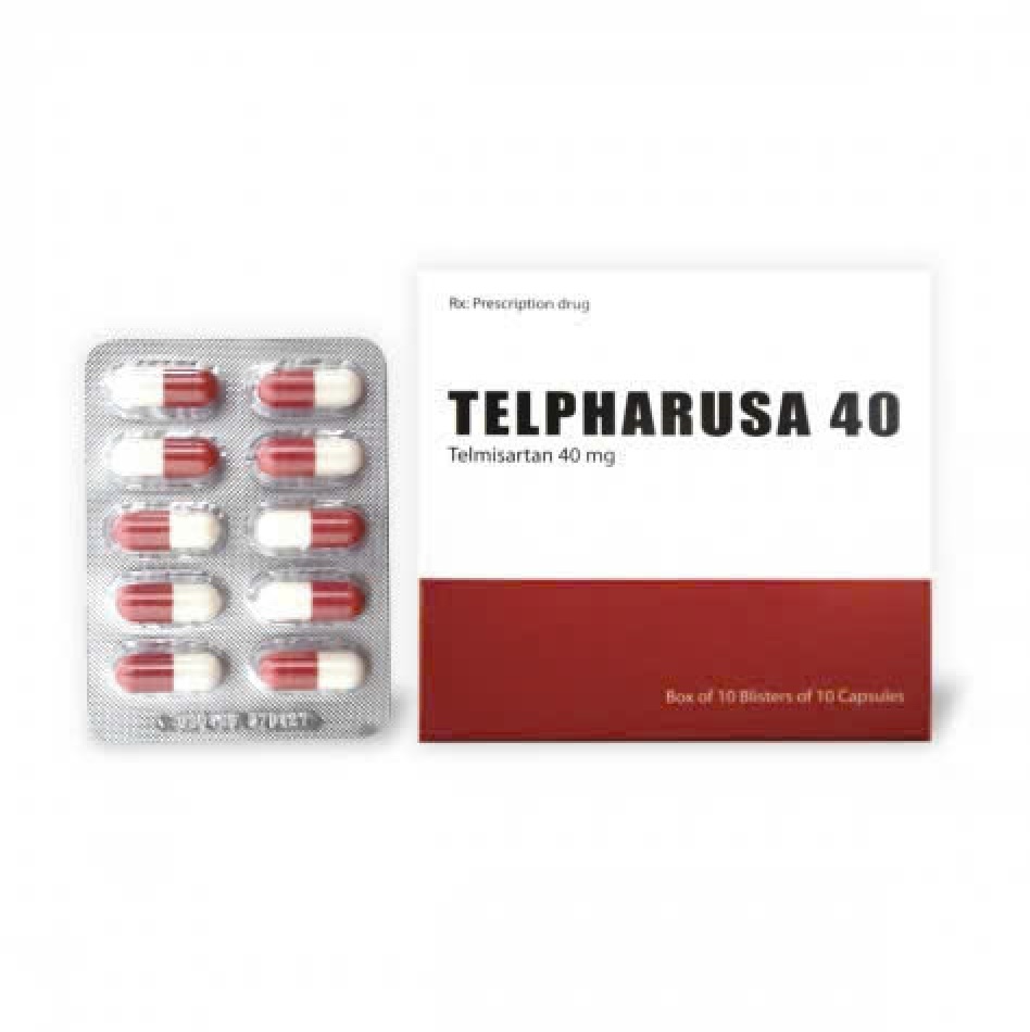 Telpharusa 40 điều trị tăng huyết áp vô căn