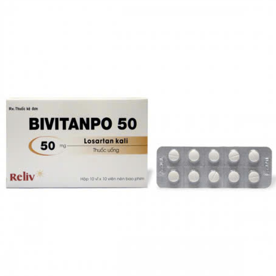 Bivitanpo 50 giúp hạ huyết áp
