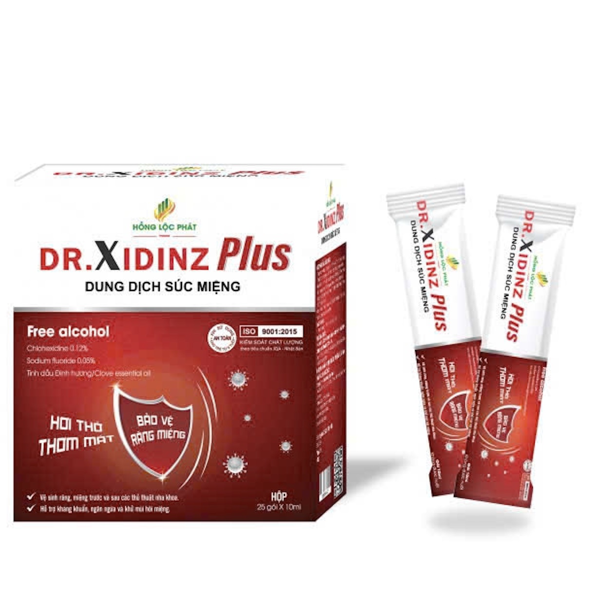 Dung dịch súc miệng Dr.Xidinz Plus