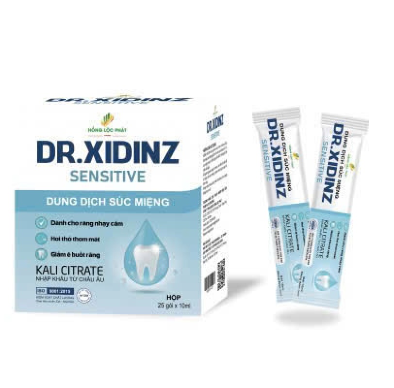 Dung dịch súc miệng Dr.Xidinz Sensitive (Chuyên gia cho răng nhạy cảm)