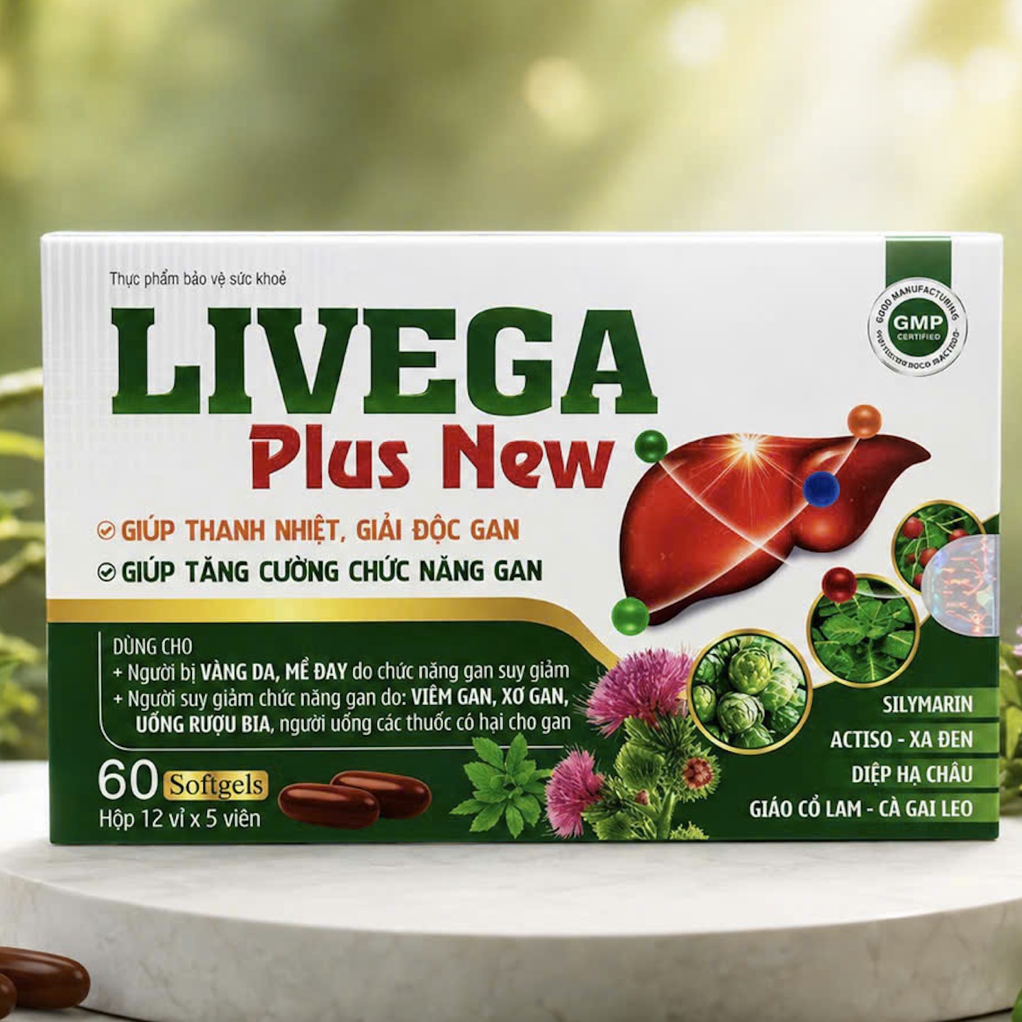 LIVEGA Plus New hỗ trợ giải độc gan