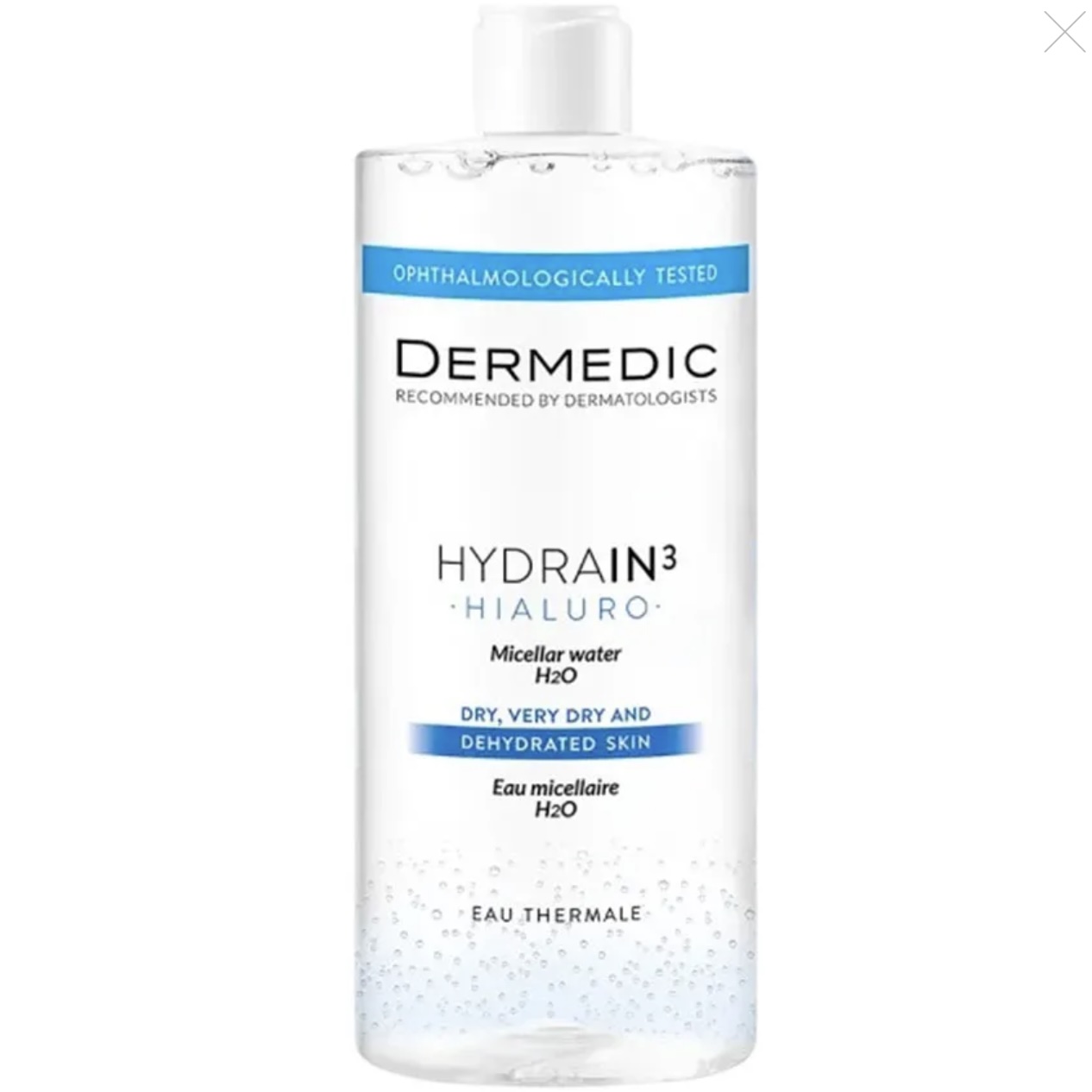 Nước Tẩy Trang Cho Da Khô Dermedic Hydrain3 Micellar Water H2O