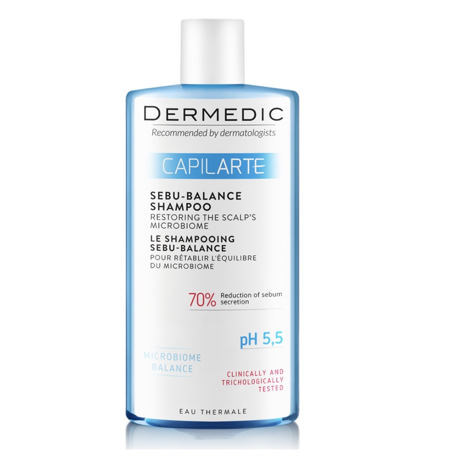 Dầu gội kiềm dầu Dermedic Capilarte Sebu-Balance