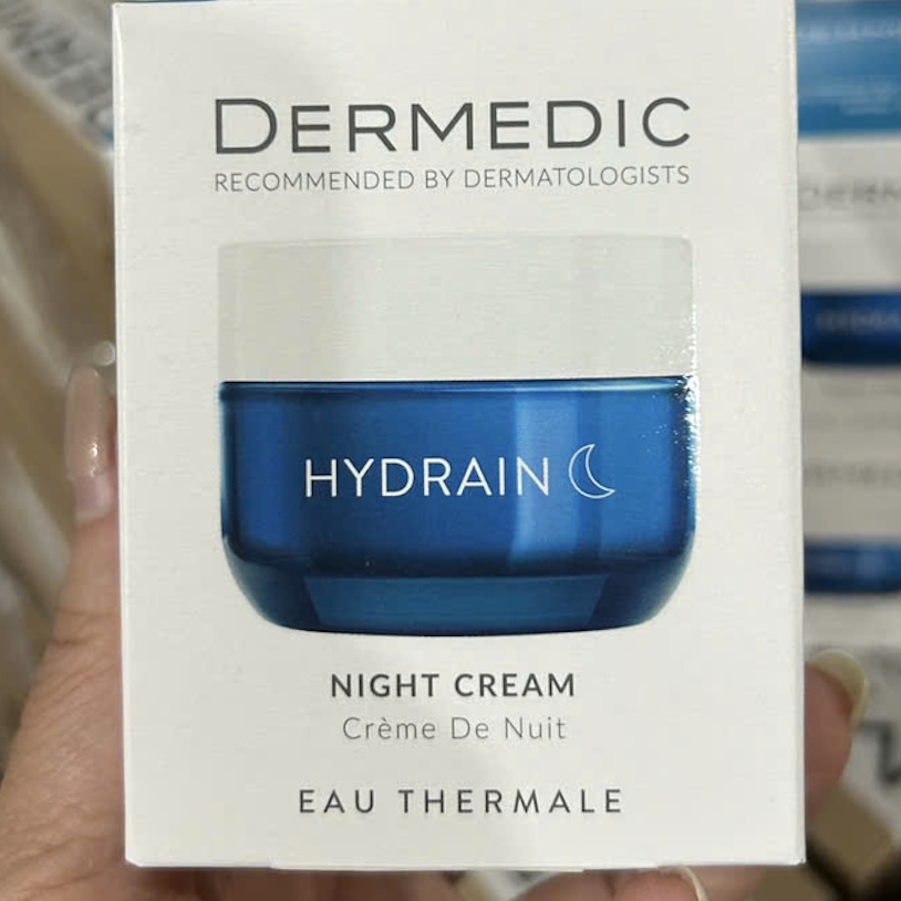 Dermedic Hydrain3 Hialuro Cream-Gel Ultra-Hydrating kem dưỡng ẩm ban đêm