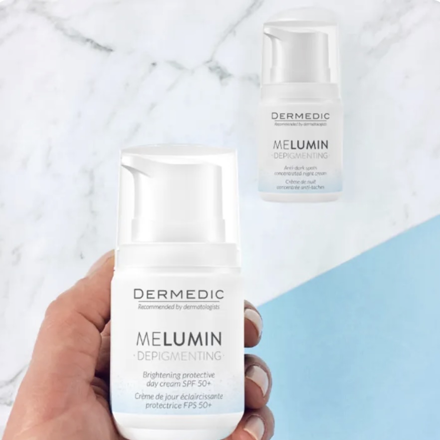 Kem dưỡng trắng da ban đêm Dermedic Melumin Depigmenting Anti- Dark Spots Concentrated Night Cream