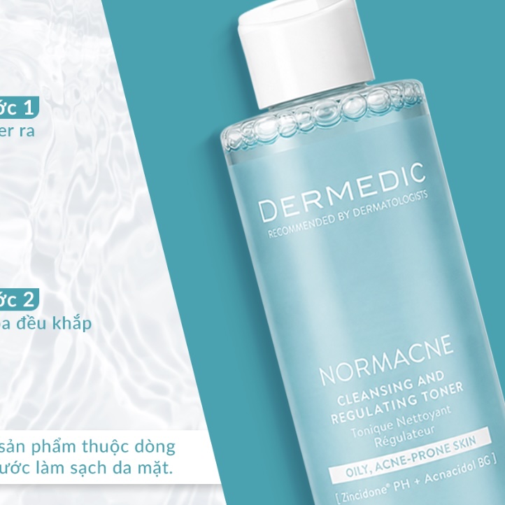 NORMACNE Cleansing And Regulating Skin Toner - Toner Làm Sạch Và Kiểm Soát Nhờn Cho Da Dầu Mụn