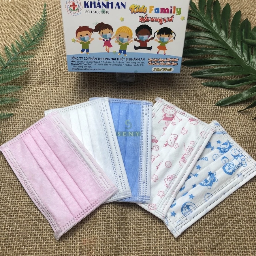 Khẩu trang trẻ em Khánh An Kids Family