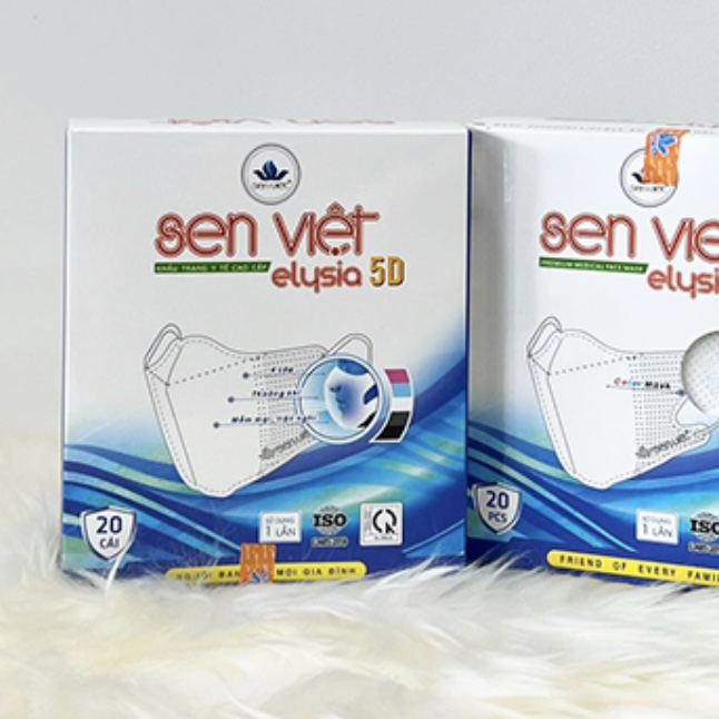Khẩu trang y tế 5D Sen Việt