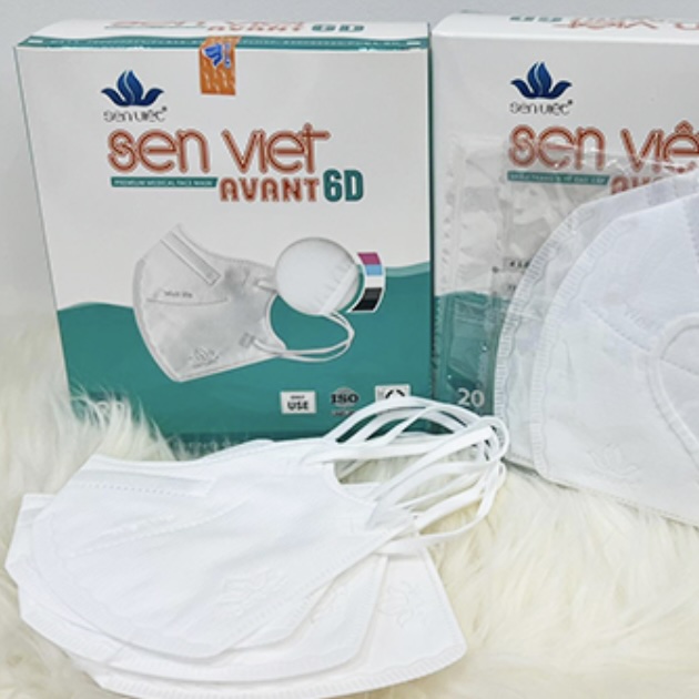 Khẩu trang y tế 6D Sen Việt