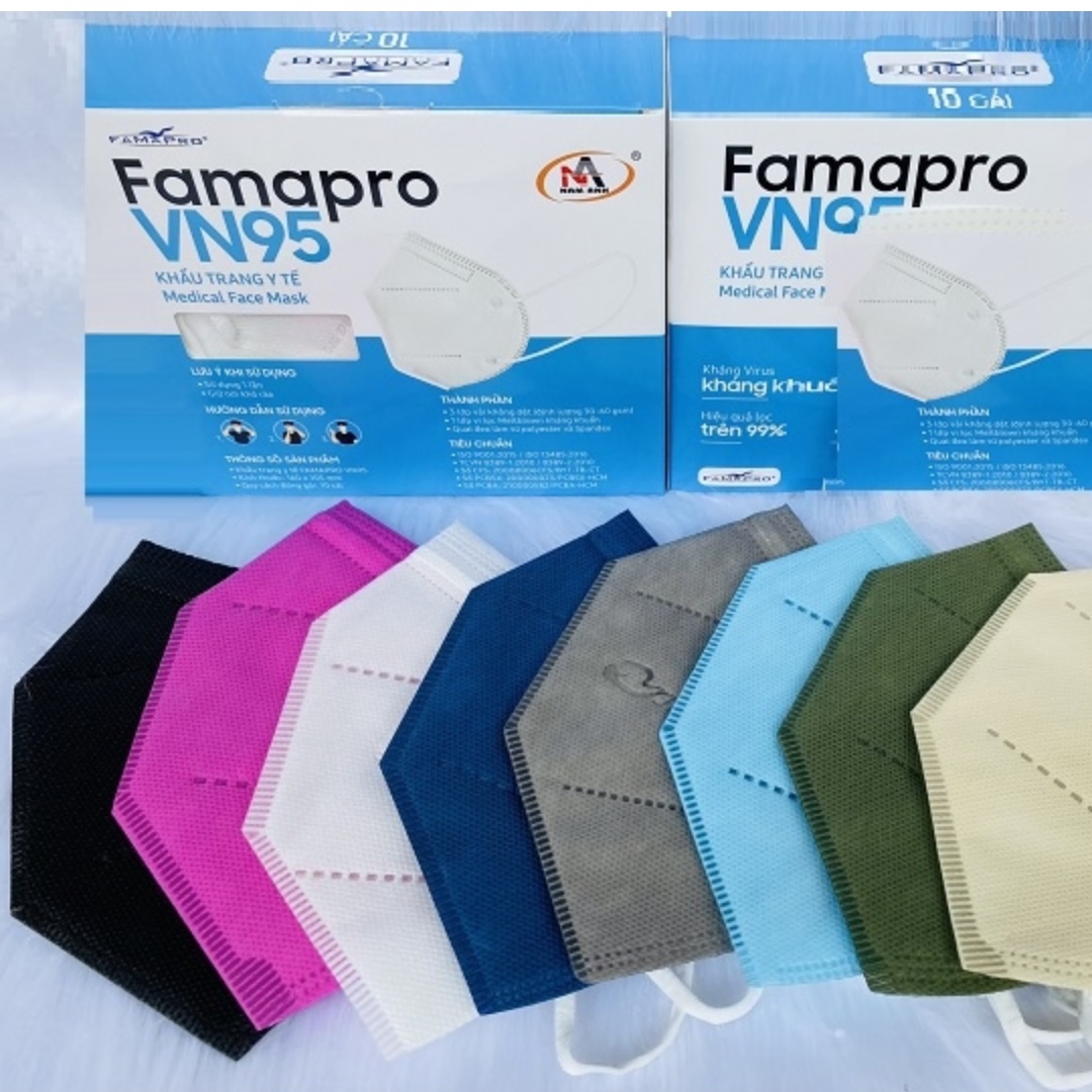 Khẩu trang y tế cao cấp Famapro VN95
