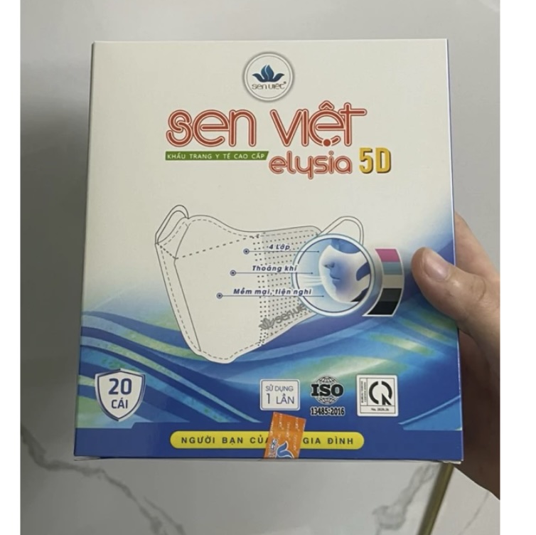 Khẩu trang 5D Elysia Sen Việt kháng khuẩn