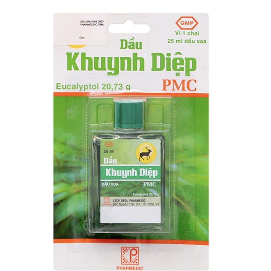 Dầu Khuynh Diệp PMC hỗ trợ trị cảm cúm