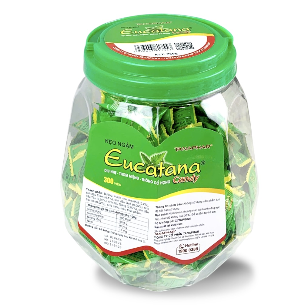 Kẹo ngậm ho PV Euginga