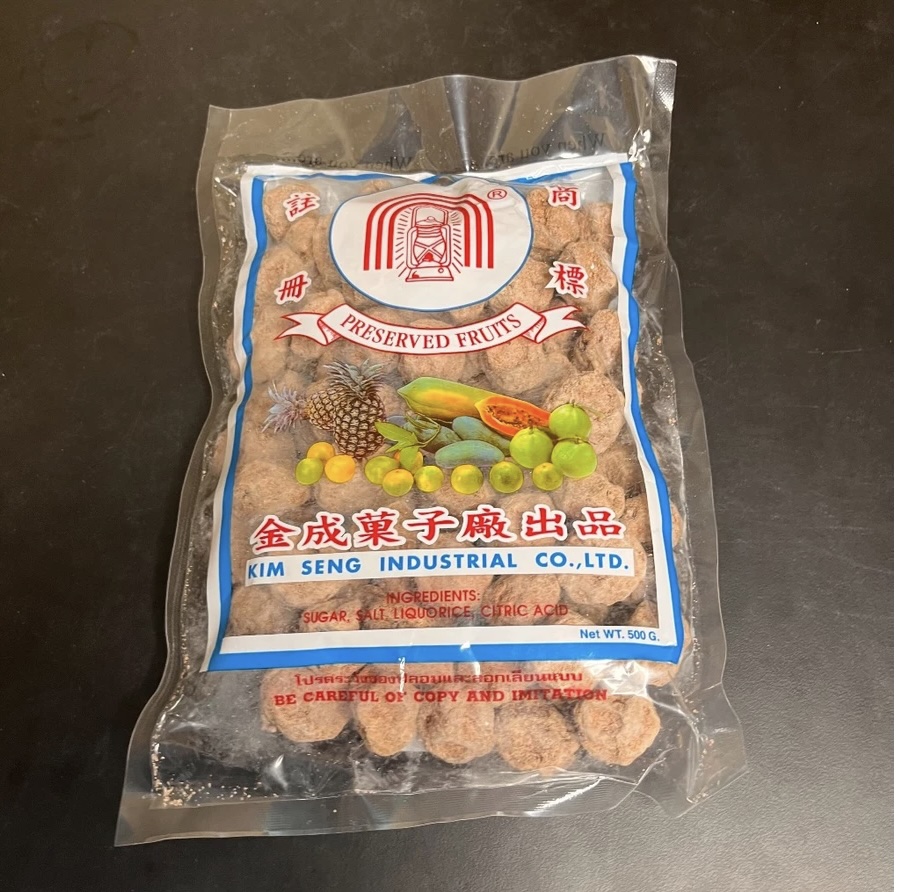 Xí muội mặn Thái Lan hiệu Kim Seng hỗ trợ giảm ho