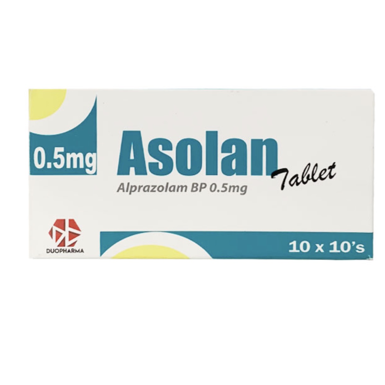 Asolan 0.5mg Tablet điều trị rối loạn lo âu