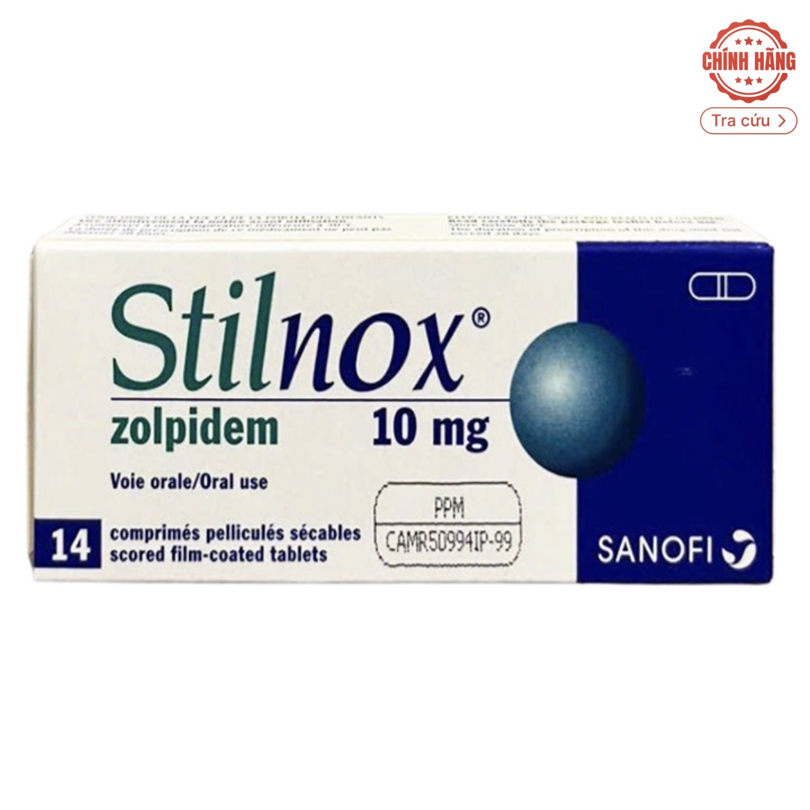 Stilnox 10mg điều trị triệu chứng mất ngủ