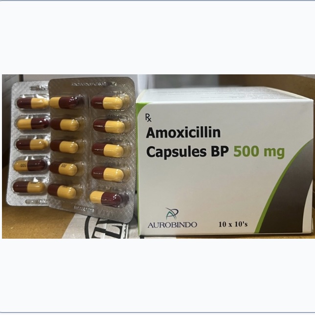 Amoxicillin Capsules BP 500 mg điều trị nhiễm khuẩn