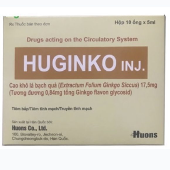 Huginko Inj điều trị suy giảm trí nhớ