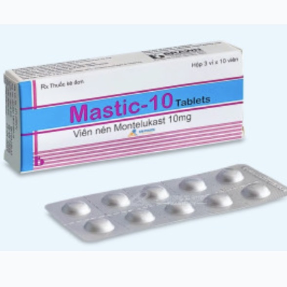 Mastic-10 Tablets điều trị hen phế quản mạn tính