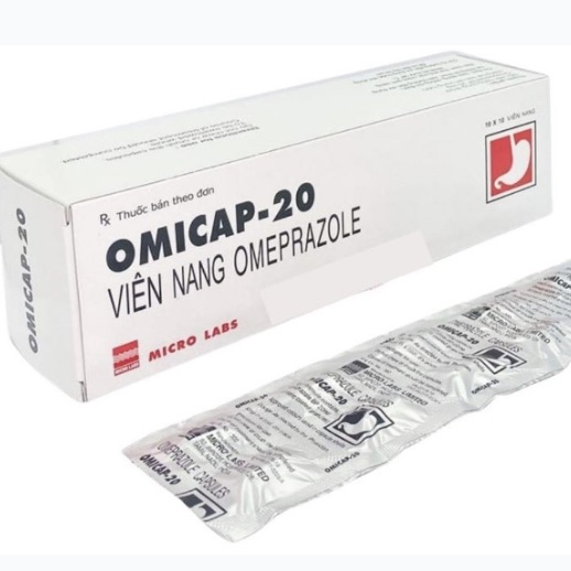 Omicap-20 điều trị viêm loét dạ dày