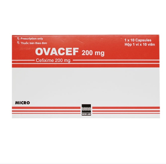 Thuốc kháng sinh OVACEF 200 mg