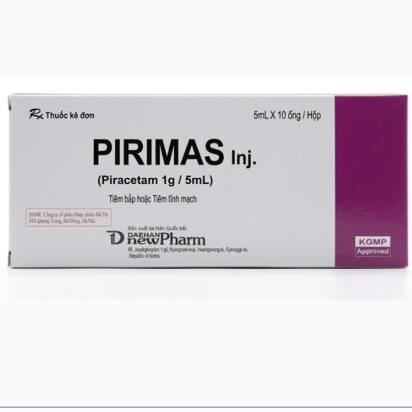 PIRIMAS Inj điều trị suy giảm trí nhớ