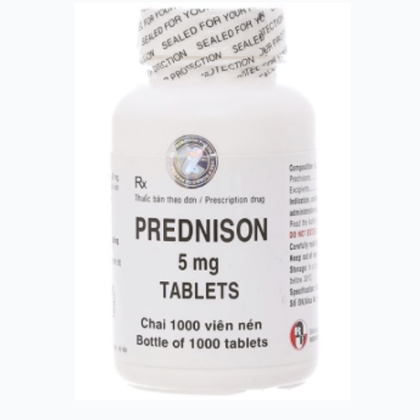 Prednison 5mg Tablets điều trị viêm khớp dạng thấp