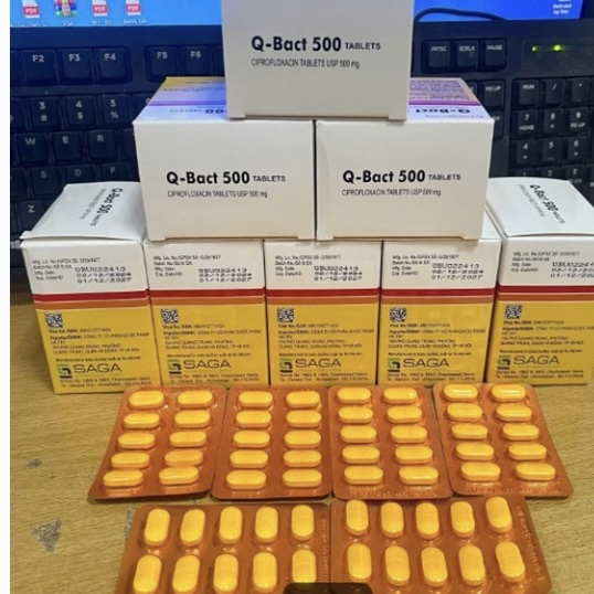 Q-Bact 500 Tablets điều trị nhiễm khuẩn